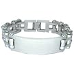 Stainless Steel Polished Bracelet - 8.5'' long