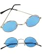 New Blue John Lennon Funky Retro 70s Costume Glasses