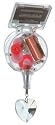 Kikkerland Window-Mount Solar-Powered Heart Rainbow Maker