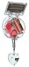 Kikkerland Window-Mount Solar-Powered Heart Rainbow Maker