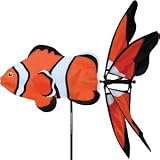 Aquatic Life Wind Spinner - Small Clown Fish