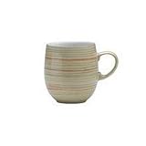 Caramel Stripes Large Curve Mug