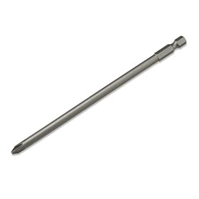 Professional 6" Power Driver Bit #2 Phillips S2 Tool Steel