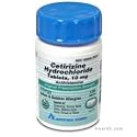 Cetirizine Hydrochloride 10mg Tablets - 100 Count (Generic Zyrtec)