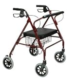 Drive Medical 10215BL-1 Heavy Duty Rollator Blue