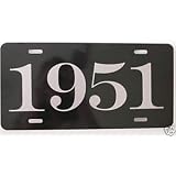 1951 YEAR LICENSE PLATE by Motown Automotive Design