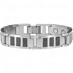Sabona Carbon Fiber Stainless Magnetic Bracelets
