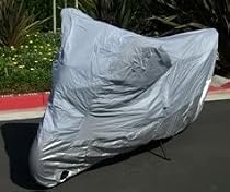 Harley Davidson Sportster Motorcycle Cover, Perfect fit for Harley Davidson Sportster, Come with 45"Cable & Lock, Grey, XL