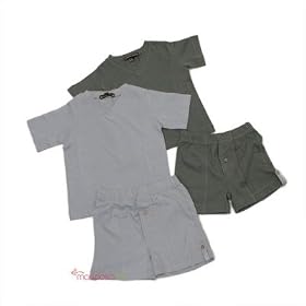 Barefoot Dreams Infant Boxer and Tee Set