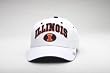Men's University of Illinois Fighting Illini "Illinois" Adjustable White Sport Cap