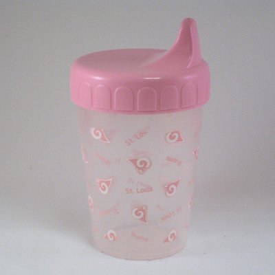 ST. LOUIS RAMS NO SPILL PROOF CUP 8OZ - PINK