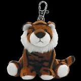 TY Beanie Baby - STRIPEY the Tiger ( Metal Key Clip )