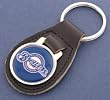 Milwaukee Brewers Leather Keychain