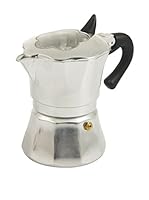 Galileo Cafetera Gaia 3 cups Plata