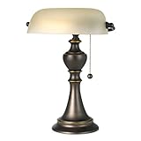 Alabaster Glass Piano Lamp