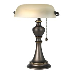Alabaster Glass Piano Lamp