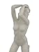 Veronese Design Bisque Porcelain Nude Woman Kneeling Pose Statue Erotic Art