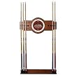 Brown University Wood and Mirror Wall Cue Rack
