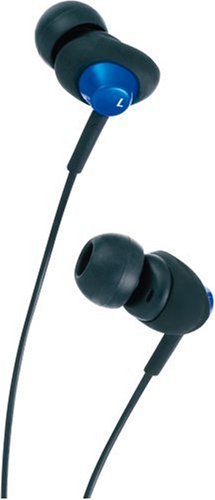 Childrens Toyshop  Electronics : JVC HA-FX66-A - 'Air Cushion' In Ear Headphones - Blue