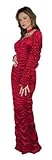 Women X-Small (3-5 Snug Fit) Red Coffin Queen Costume Gown