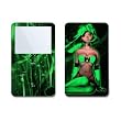 Ghost In The Pod (Green) Design Skin Decal Sticker for Apple iPod video 30GB/ 60GB/ 80GB Player