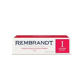 Rembrandt Toothpaste, Intense Stain, Mint Flavor, 3-Ounce