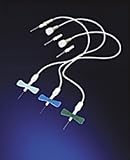 Safety Butterfly Blood Collection Set - 25 gauge x 3/4' needle, 12' tubing, 50 Unit / box