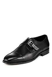 Sartorial Leather Monk Shoes