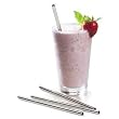 RSVP Endurance Stainless Steel Frozen Drink Straws, Set of 4