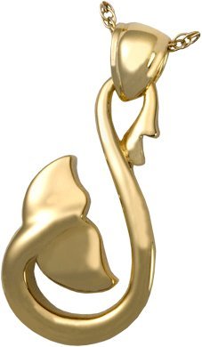 Infinity Whale Tail Cremation Jewelry