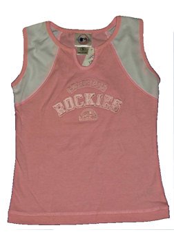 Buy Colorado Rockies Girl's Pink Tank top