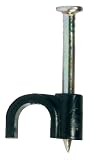 top 10 best selling satellite equipment - Philex 27405HS50 6mm Coax Cable Clips - Black image 7