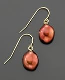 Fresh by Honora 14k Gold Baroque Cultured Freshwater Pearl Earrings