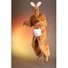 braunes K�nguruhkost�m Faschingskost�m in der Gr�sse XL - hergestellt aus weichem Pl�sch, zu 100% 
Polyester, Handw�sche. Wer schon immer mal wie ein K�nguruh herumspringen wollte, braucht dieses 
Ko...