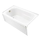 Portrait 5Whirlpool Bath Tub Finish: Cashmere