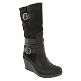 Bronx 13796-B Brown Leather Damen Boots Size 40 EU