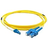 SF Cable, 7m LC-SC Duplex Singlemode 9/125 Fiber Optic Cable (22.96ft)