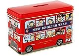 British Heritage Tea - English Afternoon Tea in London Red Double Decker Bus Money Box