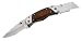 Herbertz one Hand Knife, Blade and Cutter, AISI 420, Pakka-Wood