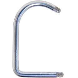 14 Gauge Threaded 316L Stainless Steel LIPPY LOOP Shaft 3/8"