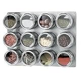 Click Magnetic Spice Rack - 12 Jar