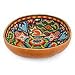 NOVICA Beadwork offering bowl, 'Huichol Women'