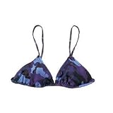 Sky Blue Camo String Bikini Top (No Returns On Swimwear)