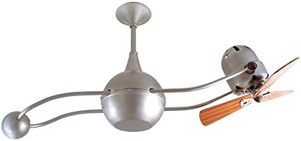 Matthews B2K-BN-WD, Brisa 2000 Brushed Nickel 40" Ceiling Fan with Wall Control