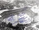 Forbes Field Autographed/Hand Signed 11x14 Photo (Pittsburgh Pirates 10 Legends) Kiner, Law, Friend