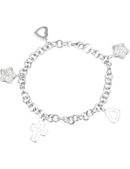 Sterling Silver Teen Charm Bracelet
