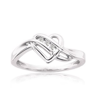 Diamond Heart Ring