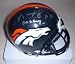 Shannon Sharpe Autographed Denver Broncos Riddell Mini Helmet with 