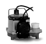 Little Giant 6-CIA, 1/3 HP, 45 GPM - Automatic Submersible Sump Pump, 10' power cord (506168)