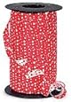 Berwick 3800813 Reverse Dots Curling Ribbon, 3/8-Inch Wide by 250-Yard Spool, Red